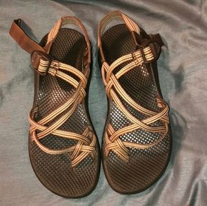 Brown Chacos.